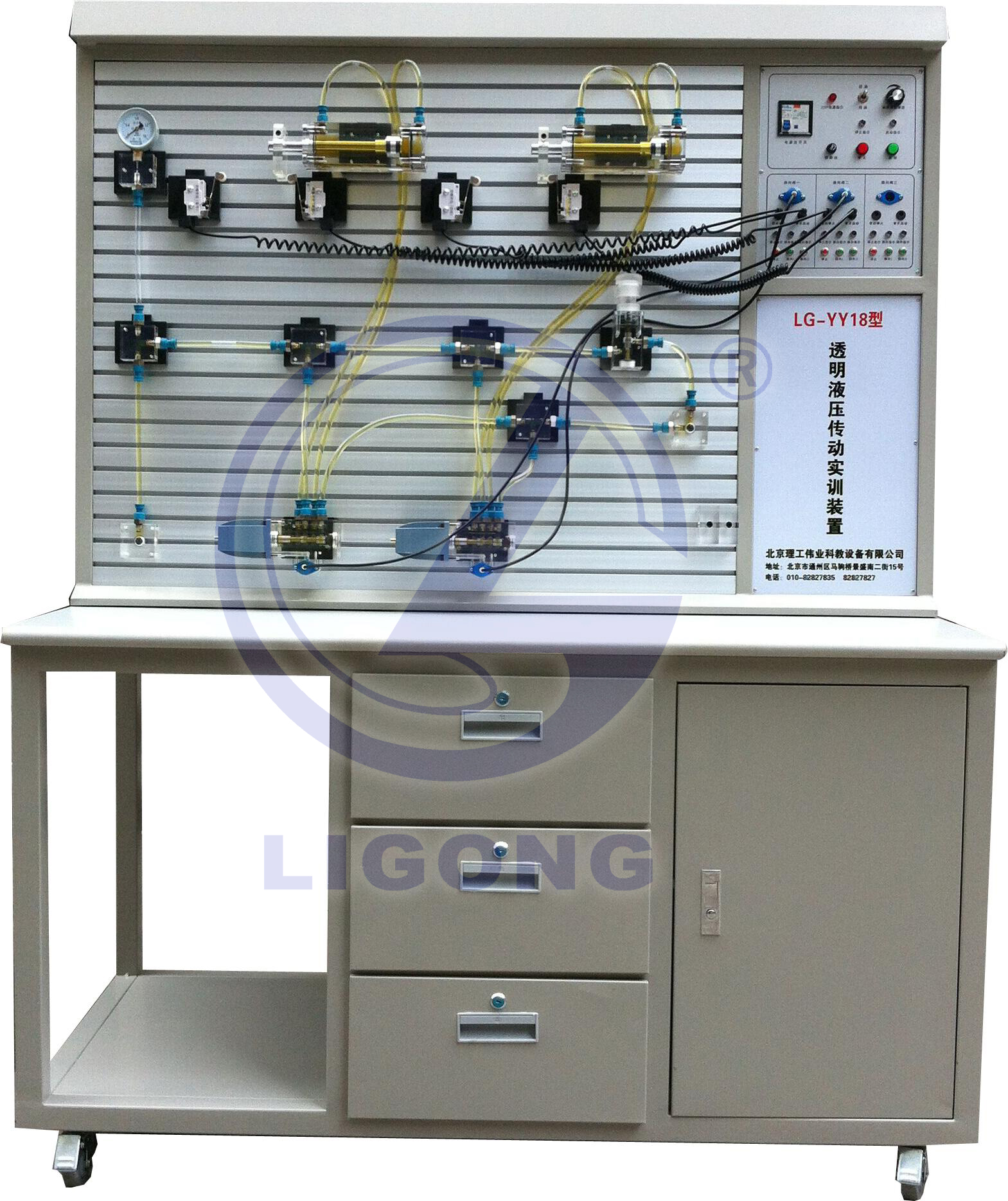 北京現(xiàn)代滄州工廠透明液壓演示教具