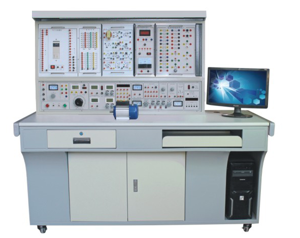 電工·模電·數(shù)電·電拖·單片機·PLC·傳感器技術(shù)綜合實訓(xùn)考核裝置
