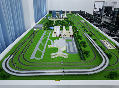 軌道交通實(shí)物沙盤模型