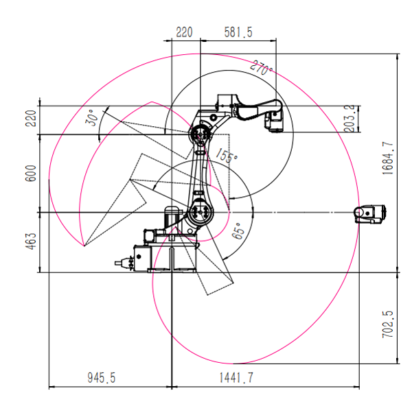 工業(yè)機器人參數(shù)圖