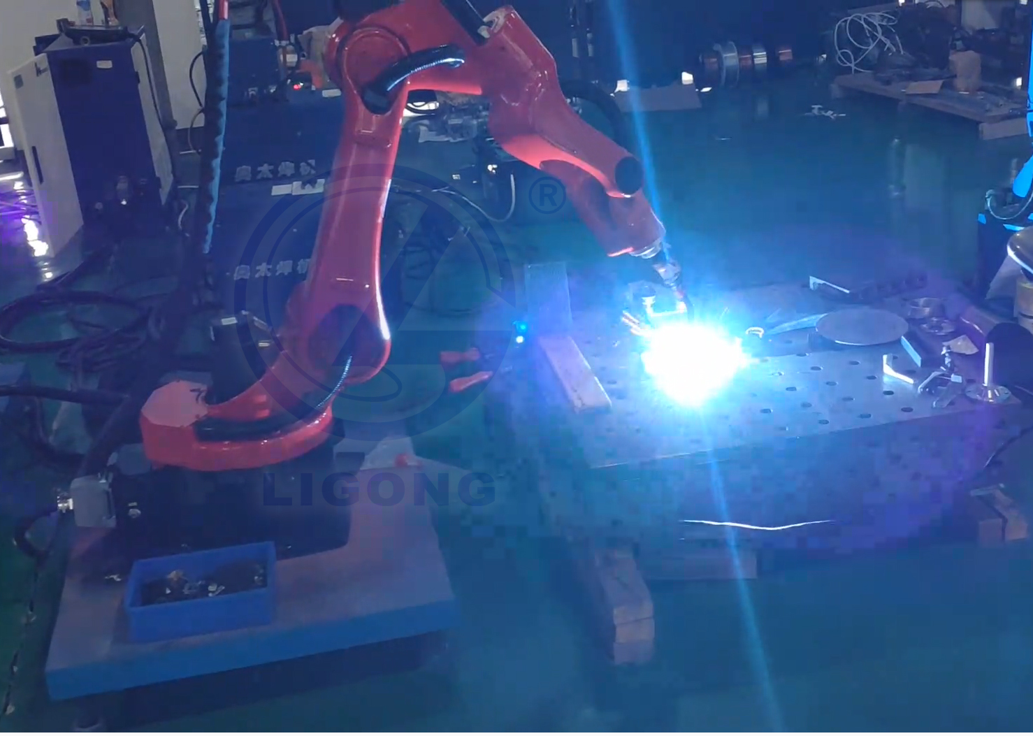 焊接工業(yè)機器人實訓(xùn)裝置