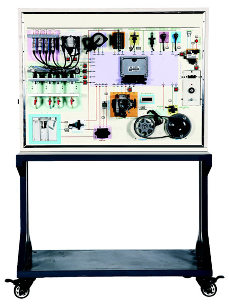 汽車汽油發(fā)動(dòng)機(jī)電控系統(tǒng)示教板