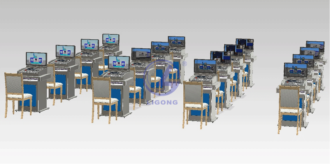 多系統(tǒng)數控理實一體化實訓平臺