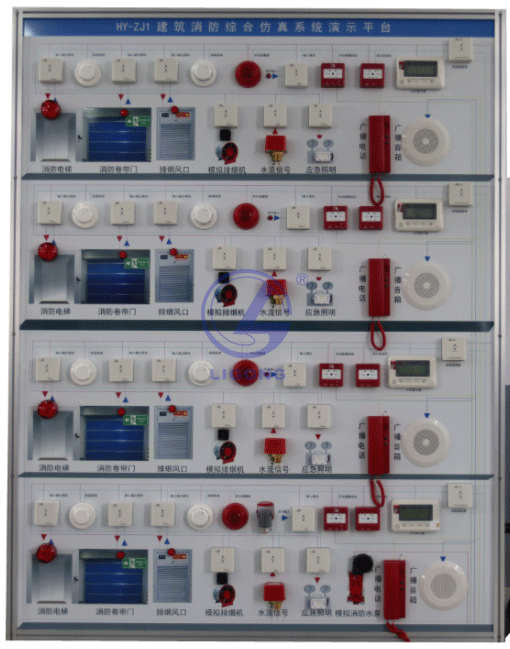 建筑消防聯(lián)動控制教學培訓(xùn)平臺